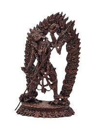 [vajrayogini], Buddhist Miniature Statue, [chocolate Oxidized]
