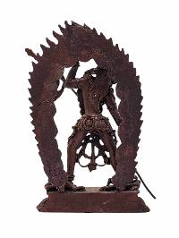 [vajrayogini], Buddhist Miniature Statue, [chocolate Oxidized]