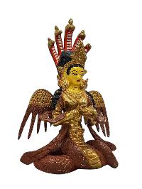 [naga Kanya],buddhsit Handmade Statue, [patly Gold Plated], [face Painted]