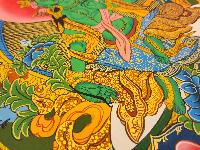 [green Tara] Thangka, Tibetan Buddhist Art, [hand Painted]
