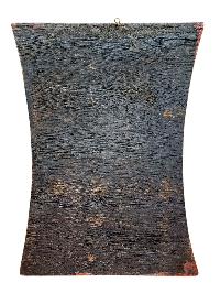 Wooden Thangka Or Wall Hanging Of [medicine Buddha], [natural Colour Finishing], Hand Painted