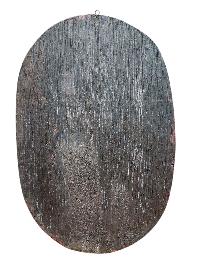 Wooden Thangka Or Wall Hanging Of [white Tara], [natural Colour Finishing], Hand Painted