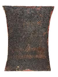 Wooden Thangka Or Wall Hanging Of [shakyamuni Buddha], [natural Colour Finishing], Hand Painted