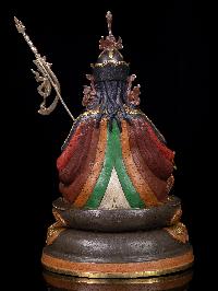 [padmasambhava], Buddhist Handmade Statue, [thangka Color Finishing], [face Painted],