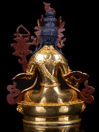 [red Tara], Buddhist Handmade Statue, [full Gold Plated],  [stone Setting], [face Painted]