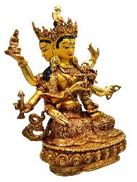 [namgyalma], Buddhist Handmade Statue, [full Gold Plated], [face Painted]