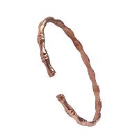 Brass Bracelet Bamboo Design