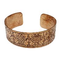 Brass Bracelet With [ashtamangala]