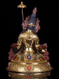[sitatapatra], [umbrella Tara] Buddhist Handmade Statue, [full Gold Plated],[stone Setting], [face Painted]