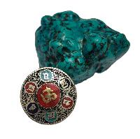 [jewelery Box] With Omph Design And Om In Center, [stone Setting]