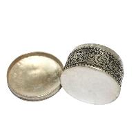 [jewelery Box] With Omph Design And Om In Center, [stone Setting]