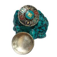 [jewelery Box] With Omph Design And Buddha Eye In Center, [stone Setting]