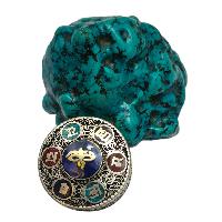 [jewelery Box] With Omph Design And Buddha Eye In Center, [stone Setting]