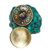 [jewelery Box] With Omph Design And Buddha Eye In Center, [stone Setting]