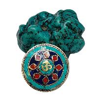 [jewelery Box] With Om - Hindu Design, [stone Setting]