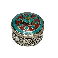 [jewelery Box] With Om - Hindu Design, [stone Setting]