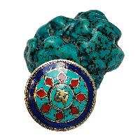 [jewelery Box] With Om - Hindu Design, [stone Setting]