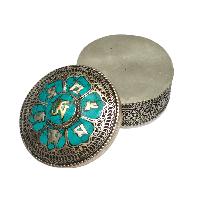 [jewelery Box] With Omph Design And Om In Center, [stone Setting]