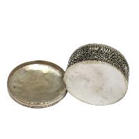 [jewelery Box] With Omph Design And Kalchakra In Center, [stone Setting]