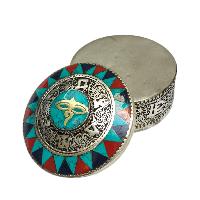 [jewelery Box] With Buddha Eye Design, [stone Setting]
