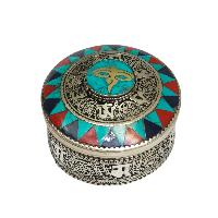 [jewelery Box] With Buddha Eye Design, [stone Setting]