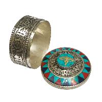 [jewelery Box] With Buddha Eye Design, [stone Setting]