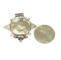 [zzzz], Tibetan Box With [om-hindu], [stone Setting], [turquoise]