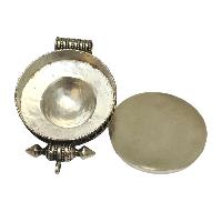 [zzzz], Tibetan Box With [endless Knot], [stone Setting], [turquoise]