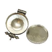 [zzzz], Tibetan Box With [double Dorje], [stone Setting], [coral]