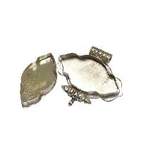 [ghau], Tibetan Box With [stone Setting], [lapis] In Center, [turquorise]