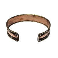 [metal Bracelet], With [omph] Design, [stone Setting]