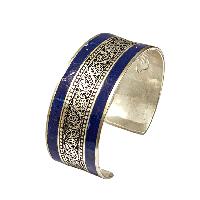 [metal Bracelet], With [stone Setting ], [lapis]