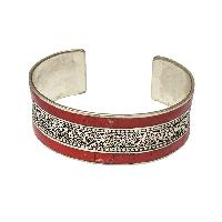 [metal Bracelet], With [stone Setting] Design,[coral]