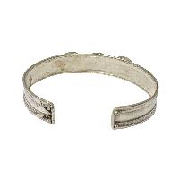 [metal Bracelet],with [stone Setting], [green Onyx]