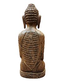 [shakyamuni Buddha], Buddhist Wooden Statue, [poplar Wood]