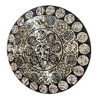 Handmade [gong], Bronze Chau Gong, Tam-tam Gong, Symphonic Gong With [sri Yantra] Etching Carving