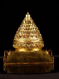 [stupa] Buddhist Handmade Statue, With [full Fold Plated]