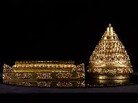 [stupa] Buddhist Handmade Statue, With [full Fold Plated]