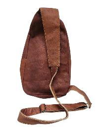 Himalayan Yak Leather [back Pack Bag], [2zip] And [2pocket]