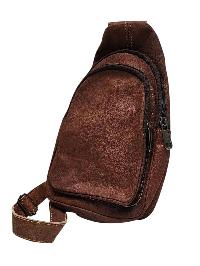 Himalayan Yak Leather [back Pack Bag], [2zip] And [2pocket]