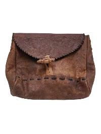 Himalayan Yak Leather Office Shoulder Bag [1 Pockets], With [hook Lock]
