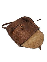 Himalayan Yak Leather Office Shoulder Bag [1 Pockets], With [hook Lock]