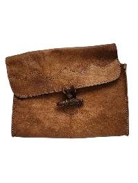 Himalayan Yak Leather Office Shoulder Bag [1 Pockets], [1 Zip], With [hook Lock]