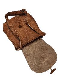 Himalayan Yak Leather Office Shoulder Bag [1 Pockets], [1 Zip], With [hook Lock]