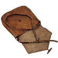 Himalayan Yak Leather Office Shoulder Bag [1  Pockets], [1 Zip],  With [hook Lock]