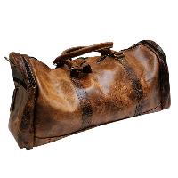 Himalayan Yak Leather [luggege Bag], [2 Zip] And [4 Pocket]