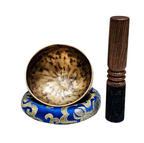Jambati Singing Bowl, [tiger Antique], Buddhist Hand Beaten, Antique Finishing, [select Accessories], [select Accessories]