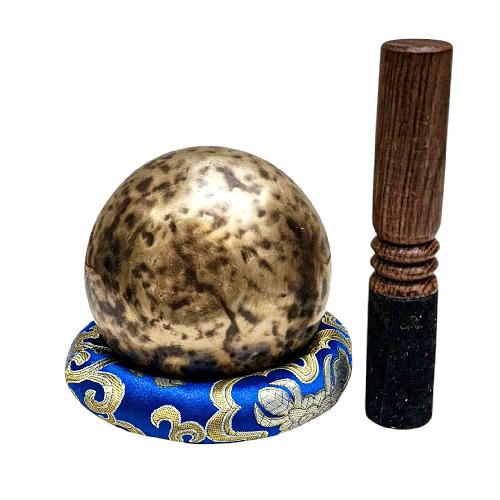 Jambati Singing Bowl, [tiger Antique], Buddhist Hand Beaten, Antique Finishing, [select Accessories], [select Accessories]
