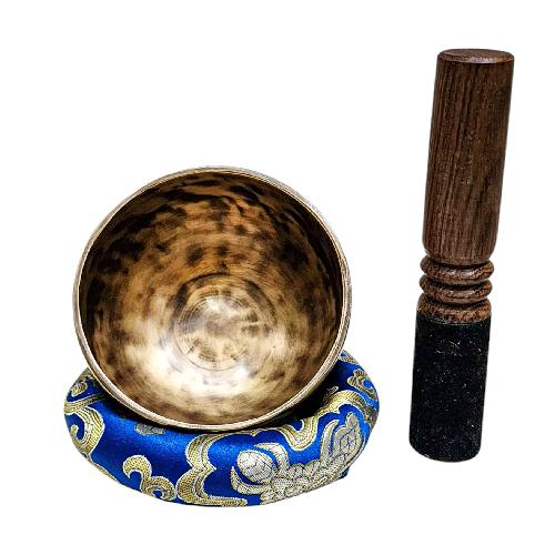 Jambati Singing Bowl, [tiger Antique], Buddhist Hand Beaten, Antique Finishing, [select Accessories], [select Accessories]