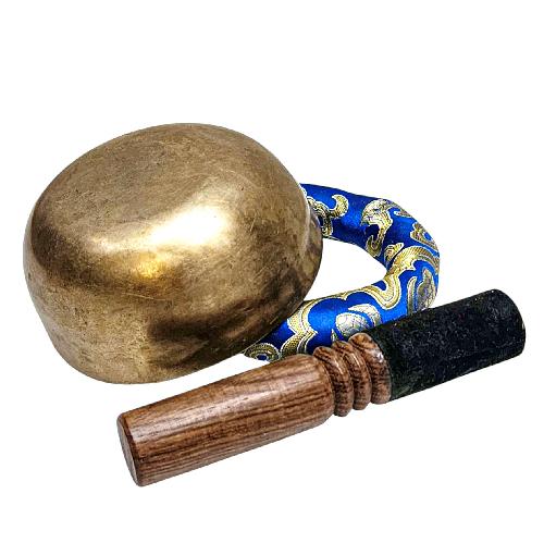 [rare Find], [kopre], Buddhist Hand Beaten Singing Bowl, Antique Finishing, [select Accessories]